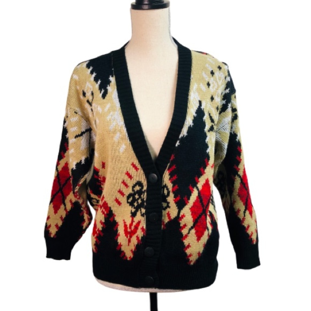 Vintage 90’s Dad Grandpa Cardigan Sweater